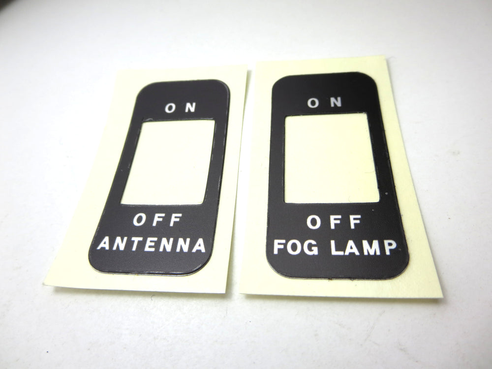 Switch panel decal set for Toyota 2000GT Late Type