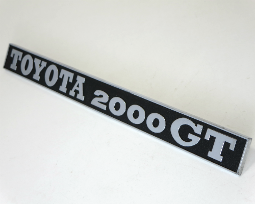 Rear hatch emblem for Toyota 2000GT