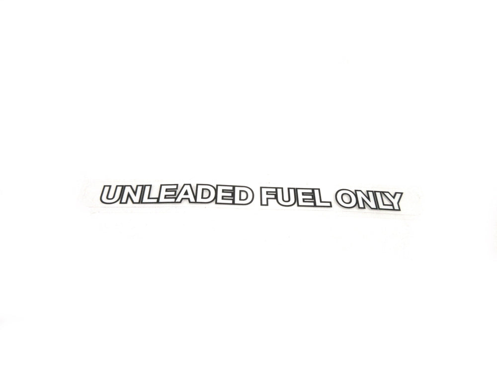 Unleaded Gas Only Decal for All Vintage Japanese Cars