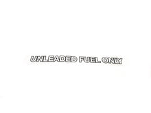  Unleaded Gas Only Decal for All Vintage Japanese Cars
