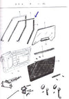 Window channel set for Honda S600 / S800 Series Coupe
