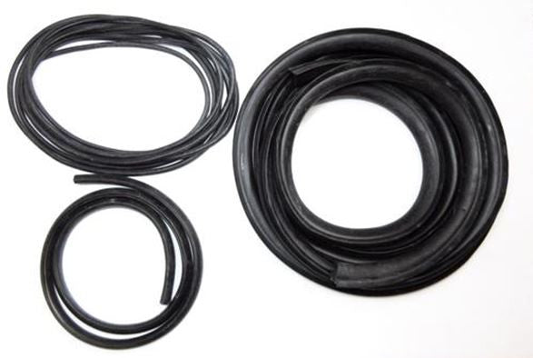 Roof and rear window weather strip set for Subaru 360 sedan