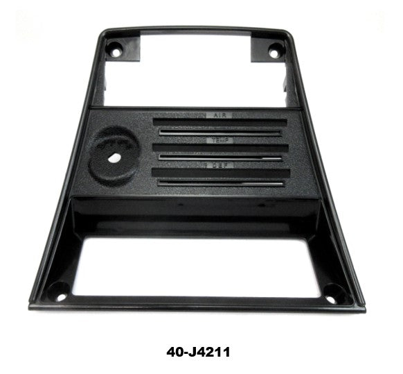 Heater Control Panel Plain Black for 1969-'72 Datsun 240Z