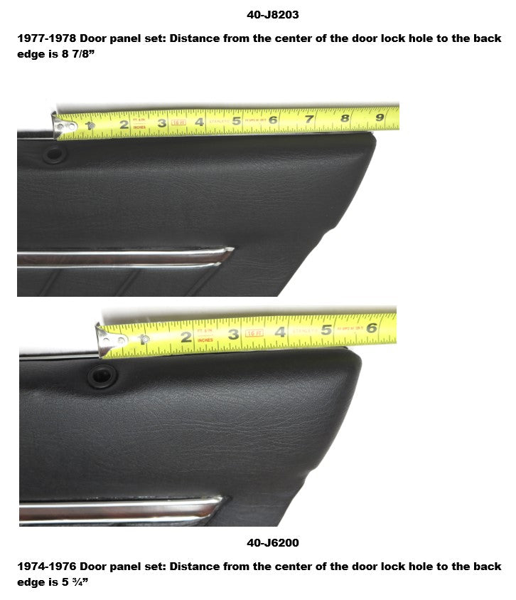 Datsun 280Z 1977-'78 Door Panel Set (NO INTERNATIONAL SHIPPING