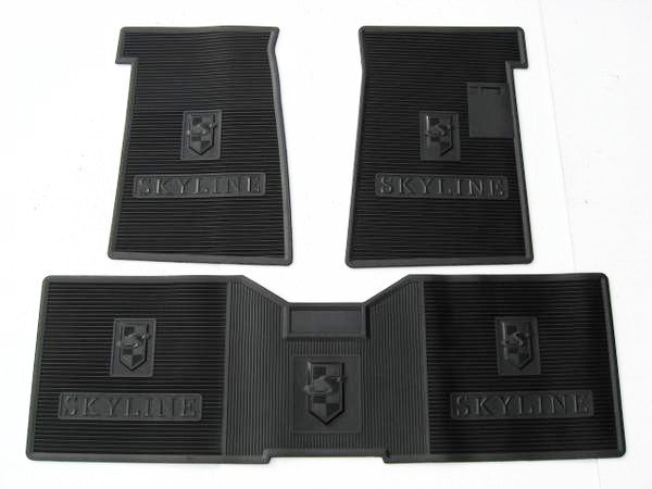 Nissan Skyline Rubber Floor Mat set for Hakosuka / Kenmeri / C210 Japan