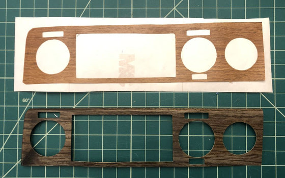 Interior Wood Texture Decal DIY Kit for Nissan Skyline Hakosuka / Kenmeri