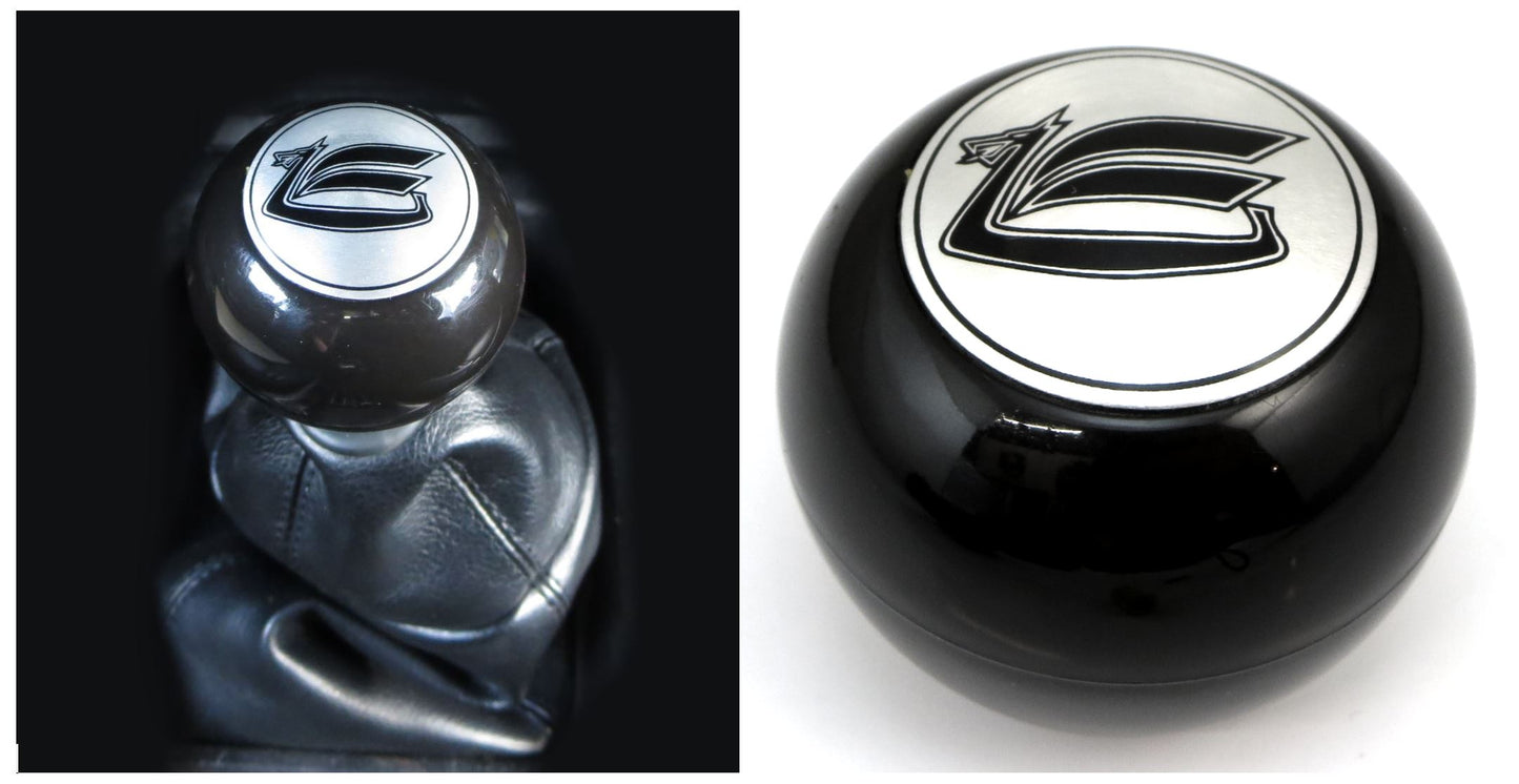 Shift Knob Black with Black Logo for Vintage Toyota Celica