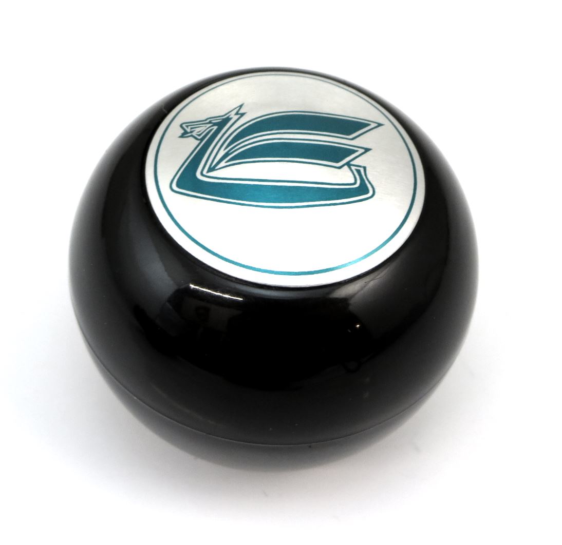 Shift Knob Black with Green Logo for Vintage Toyota Celica