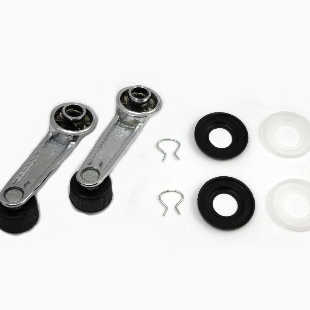 Window Crank Handle & Washer Set, Black for Toyota Celica A20~A35 / Corolla E20~E55