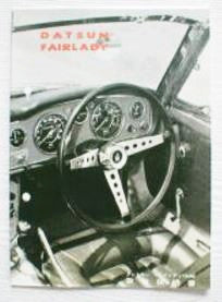  Datsun Fairlady SP310 1500 Owner's Manual 8/1964 Edition