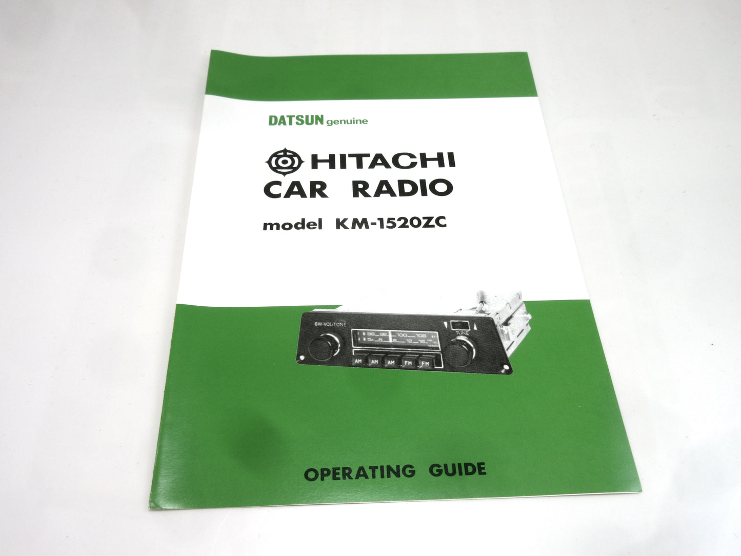 Datsun 240Z 1971-1973 FM/AM Radio Manual Reproduction