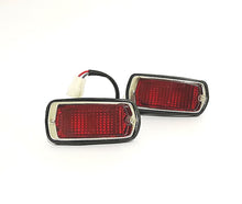  Front Side Marker Lamp Assembly Set with Red Lens for Datsun 240Z 260Z 280Z 510