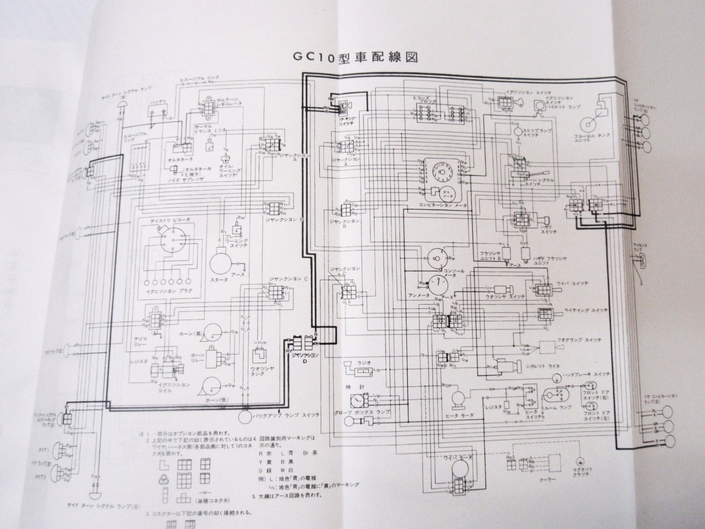 Nissan Skyline 2000GT GC10(AT)/PGC10 Owner's manual 6/1970 Edition Reprint