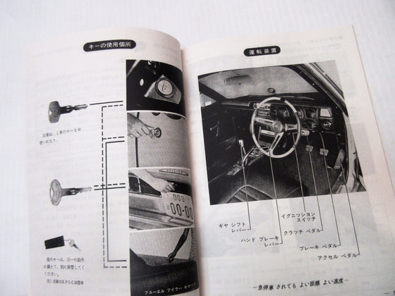 Nissan Skyline 2000GT GC10/KGC10 MT&AT/KPGC10 11/1970 Edition Reprint