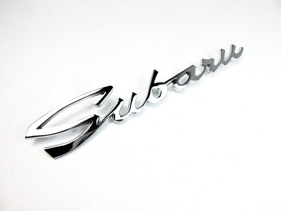 Subaru Script Metal Emblem