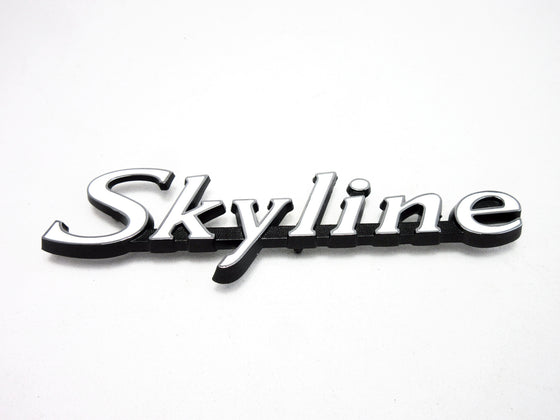 Nissan Skyline Hakosuka Fender "Skyline" emblem 4D / 2D Genuine Nissan NOS