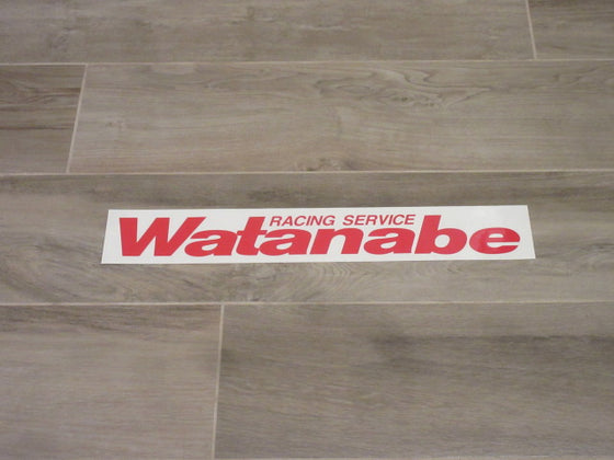RS Watanabe Logo Decal Large 50cm x 6cm