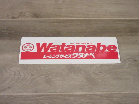 RS Watanabe Logo Decal Small  20cm x 7.5cm