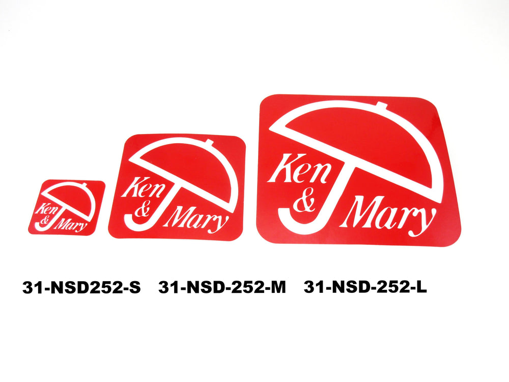 Ken and Mary Decal for Nissan Skyline Kenmeri S / M / L