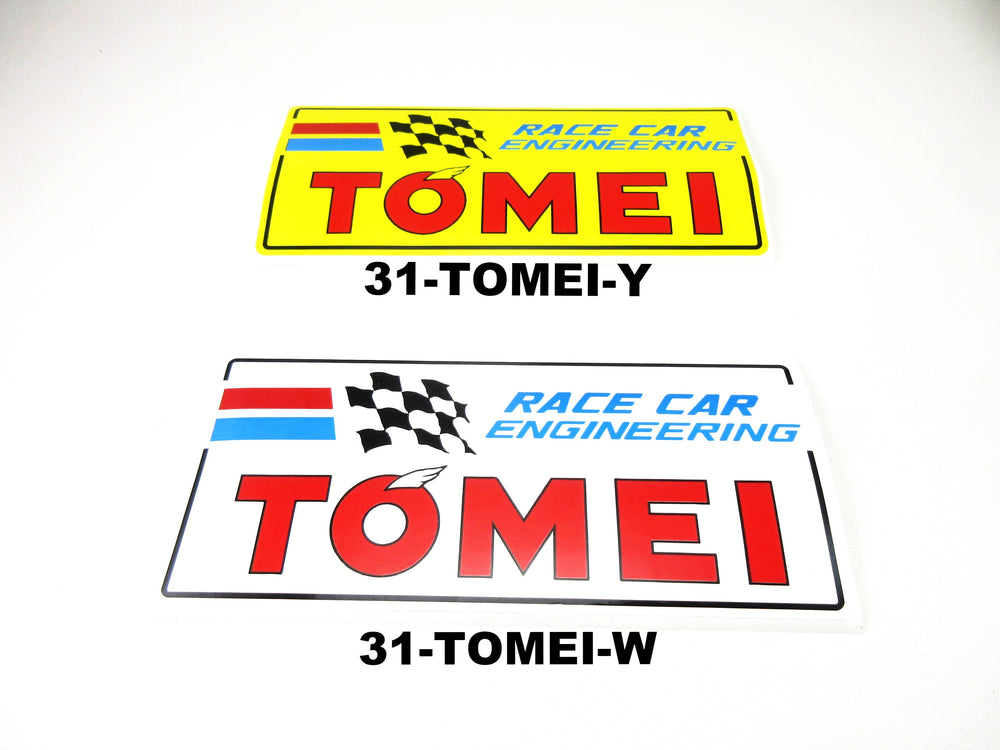 Tomei Race Car Engineering Decal White / Yellow