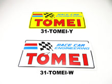 Tomei Race Car Engineering Decal White / Yellow