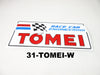 Tomei Race Car Engineering Decal White / Yellow