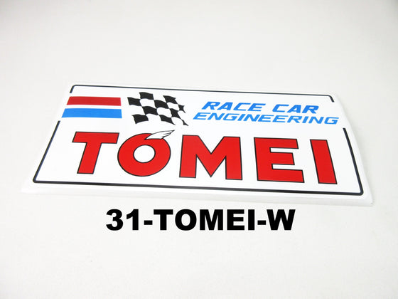 Tomei Race Car Engineering Decal White / Yellow