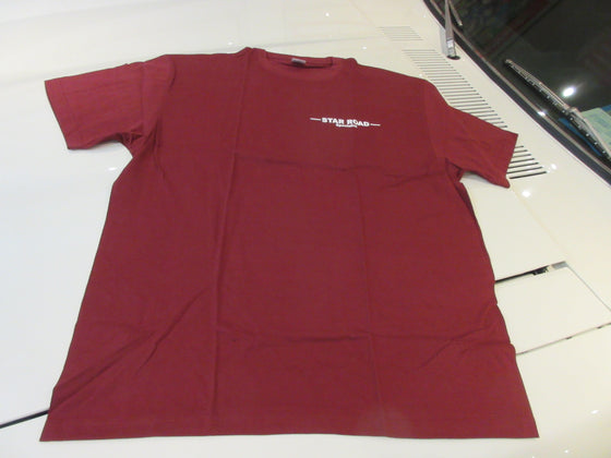 Star Road T-Shirt in Burgundy Limited Availability