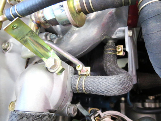 Thermostat-to-Carburetor + Carburetor-to-Bypass Hose Set for Datsun 240Z