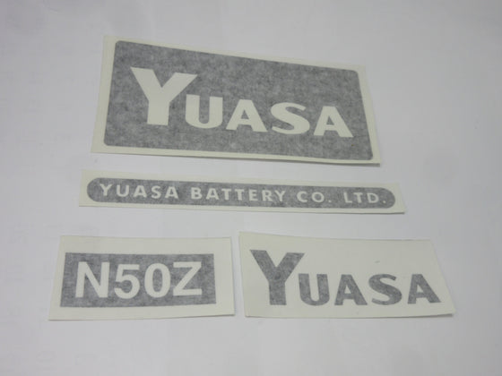 Yuasa Battery Replica Decal Kit for Datsun 240Z / 260Z / 280Z