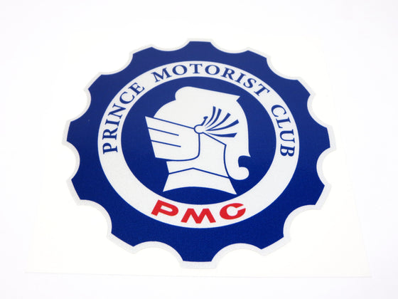 PMC (Prince Motorist Club ) round decal for Prince cars