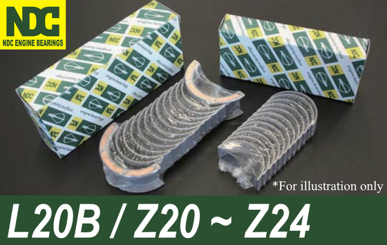NDC Metal Bearings for Nissan L20B / Z20 ~ Z24 Engine