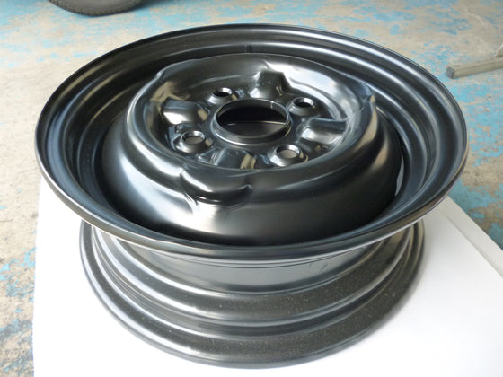 Stock Steel Wheels Set for Toyota Sports 800 NOS