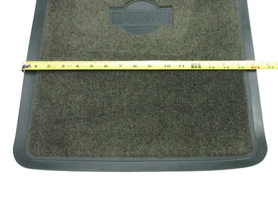 Datsun 200SX Green Rubber Front Floor Mat Set NOS NLA