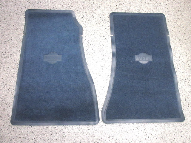 NOS Datsun floor mat set Dark Blue B210 Datsun 240Z 260Z 280Z 260Z 2+2 280Z 2+2 710 810