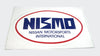 Vintage Genuine Nissan NISMO Decal NOS