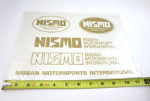  Vintage Genuine Nissan NISMO Decal kit 99992-RN021 Gold NOS