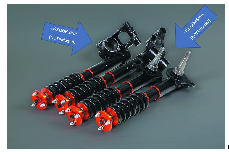 Star Road Performance Full Tap Suspension Kit for Datsun 240Z 260Z 280Z