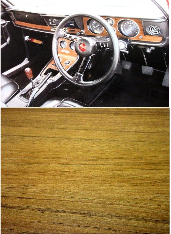 Interior Wood Texture Decal DIY Kit for Nissan Skyline Hakosuka / Kenmeri