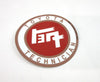 Toyota Vintage Style Technician Decal Round Shape